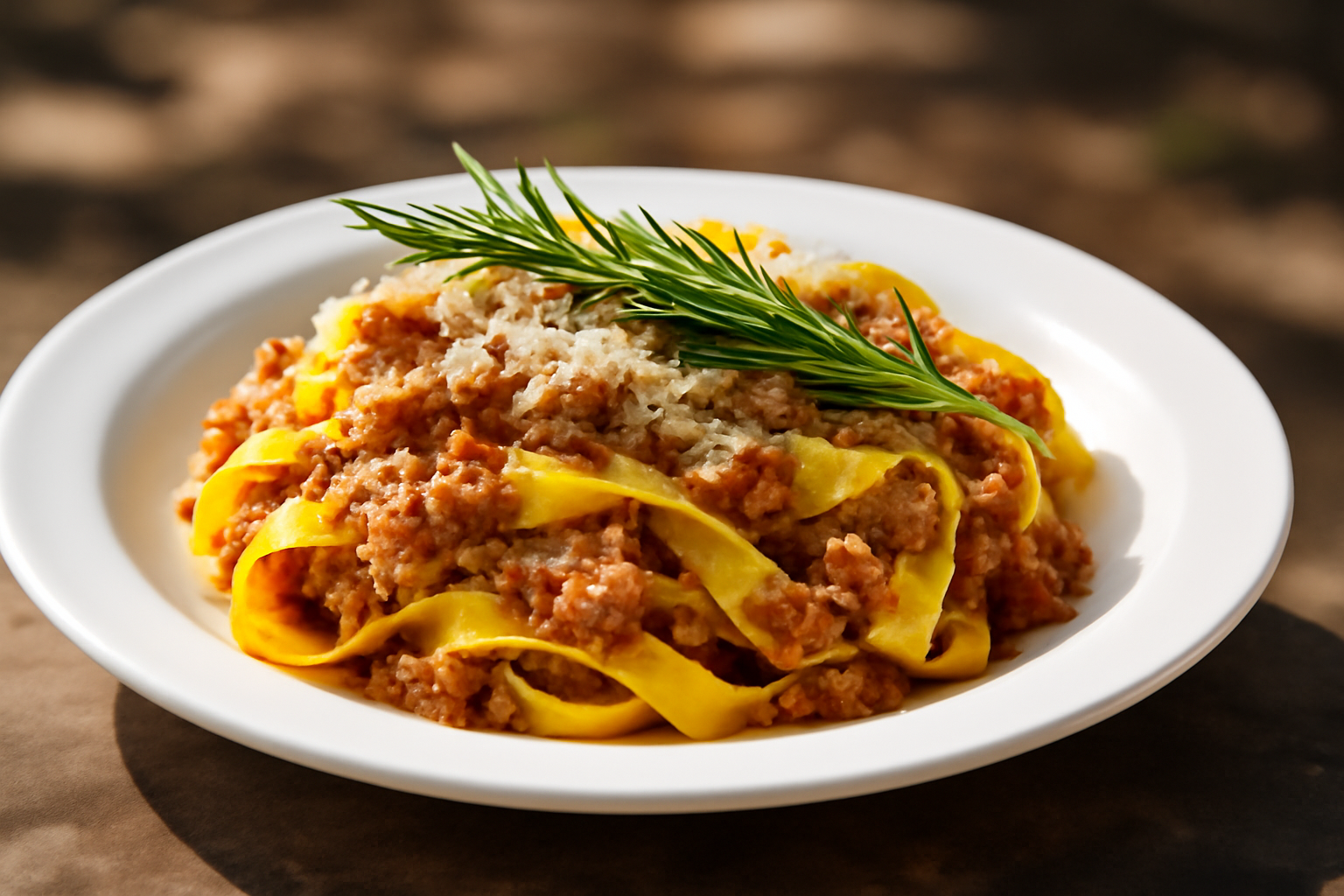 Tagliatelle with House Meat Sauce - Artipasta