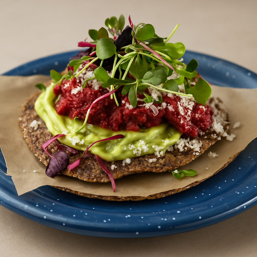 Beet Tartare Tostada
