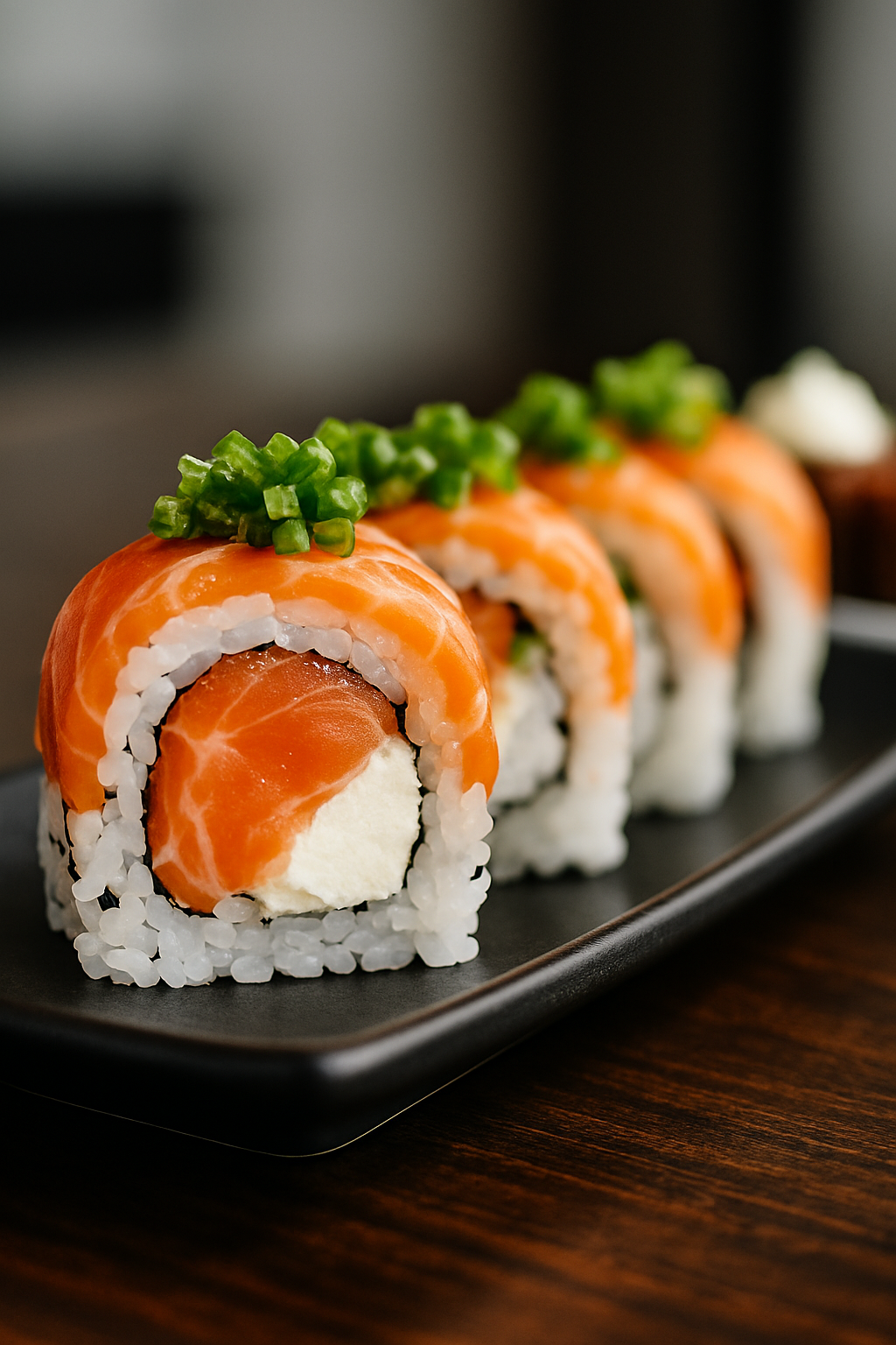 Salmon Roll With Cream Cheese Cheese